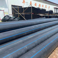 Tuyau droit en HDPE DN90 DN125 DN180 pour la construction
