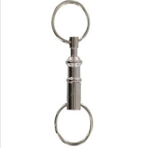 Abridor de Botellas de Acero Inoxidable, Liberación Rápida, Doble Anillo, Llavero EDC Desmontable, Impermeable, Ecológico, Duradero, para Actividades al Aire Libre - Product Image 3