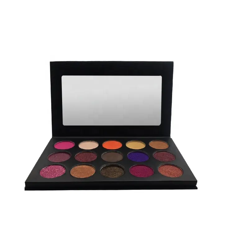 Palette de maquillage vide pour femmes, choix de couleurs, sans marque, Vegan, 15 couleurs, fard à paupières, vente en gros,