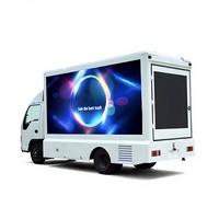 Truk Display seluler LED SUZU 1 BARU | Van iklan LED Full HD luar ruangan untuk dijual di Arab Saudi/Afrika