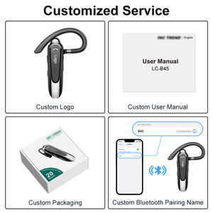 新款蜜蜂B45长麦克风耳挂耳塞免提驾驶无线运动耳机防水商务耳机 - Product Image 6