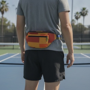 Sac banane en toile recyclée pour pickleball et tennis, avec logo personnalisé, vente en gros - Product Image 3