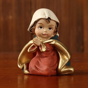 Un ensemble de 11 cadeaux de décoration de <span class=keywords><strong>naissance</strong></span> du Christ Jésus en résine JSA15 scène de Noël artisanat parfait cadeaux de Noël catholique - Product Image 3