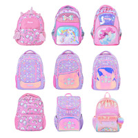 Sac à dos scolaire pour enfants, personnalisé avec logo, taille et couleur, fabriqué en Chine, original, mignon, à motifs floraux et de dessins animés, pour filles