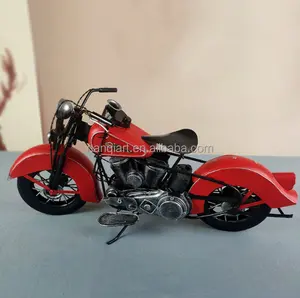 새로운 디자인 선물 공예 레트로 향수 금속 그림 오토바이 모델