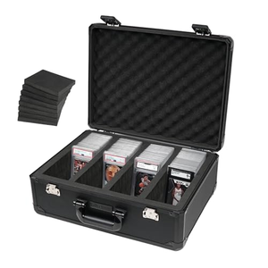 Valise à roulettes personnalisée pour cartes gradées, étui à 5 rangées avec roulettes - Product Image 1