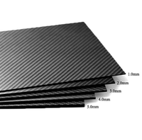 Prix fabricant, feuille de fibre de carbone de 0,5 à 20 mm, panneau de fibre de carbone pour matériaux de construction