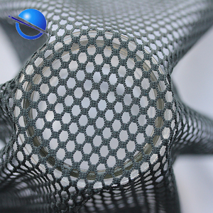 <span class=keywords><strong>Polyester</strong></span> <span class=keywords><strong>Spandex</strong></span> lục giác lưới vải cho Girls 'đồ bơi thể thao đồ lót Tricot dệt kim loại" - Product Image 1