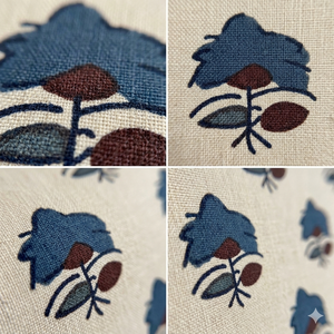 ผ้าเครปวิสโคสสีน้ำเงินขาวคุณภาพดีเยี่ยม พิมพ์ลายดิจิทัล เนื้อผ้านุ่ม ระบายอากาศได้ดี เหมาะสำหรับตัดเย็บเสื้อผ้า - Product Image 2