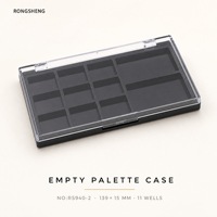 Boîtier vide personnalisé pour maquillage, emballage vide, palette de fards à paupières vide, étui à blush, contenant cosmétique