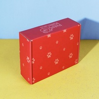Boîte d'expédition en carton ondulé personnalisée pour l'impression ISO22000, pliable, écologique, recyclable, pour jouets pour chiens, nourriture pour chats, sushis