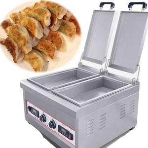 Máquina automática japonesa <span class=keywords><strong>Gyoza</strong></span>, freidora de bolas de masa hervida, máquina de bolas de masa hervida <span class=keywords><strong>Gyoza</strong></span> frita y máquina multifunción Potsticker para bolas de masa hervida - Product Image 1