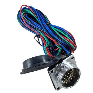 Professionele afgeschermde kabelboom voor PLC-sensor, industriële automatisering, computer, huishoudelijke apparaten, nylon, IP67, CE, RoHS, op maat gemaakt - Product Image 1