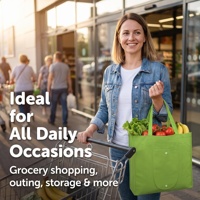 Sac de courses pliable en non-tissé BunnyTote, réutilisable, logo personnalisé pour les supermarchés et les épiceries