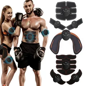 Estimulador Muscular EMS Sem Fio Abdominal ABS Braço Massagem Estimulador Fitness Body Slimming Massager