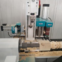 Outils de menuiserie Machine de tour CNC à bois avec moteur à manche en bois pour chaise à jambes incurvées comme composant de base Prix préférentiels