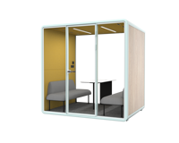 Flexspace 2025 nouveau Portable Studio bureau Pod travail insonorisé verre gousses intérieur bureau téléphone portable confidentialité Pod
