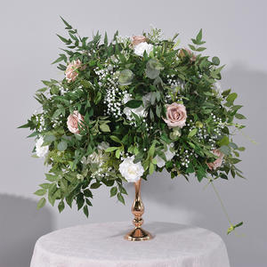 M-FB231 White <b>silk</b> <b>flower</b> ball wholesale artificial centerpiece <b>flower</b> ball luxury rose <b>flower</b> centerpiece for wedding decor - Product Image 4