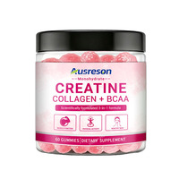 Gummies de créatine monohydrate OEM 5000mg – Compléments sportifs pré-entraînement pour la récupération musculaire – Gummies de créatine, collagène et BCAA