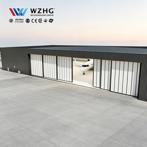 Pre Engineered Aircraft Hangar With Custom <b>Large</b> Span Steel Frame Design - Product Image 1