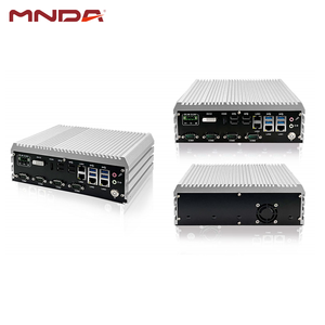 PC industriel embarqué sans ventilateur, Intel Core i3 i5 <span class=keywords><strong>i7</strong></span> de 6e à 9e génération, 4 ports LAN, tension large bande 12-24V pour l'automatisation de la vision industrielle - Product Image 1