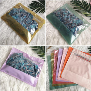 Waterproof PE Flat <b>Zipper</b> <b>Bag</b> for Swimwear Cost-Effective Recyclable Matte Handbag <b>Storage</b> Packaging Supermarket Exhibition - Product Image 3