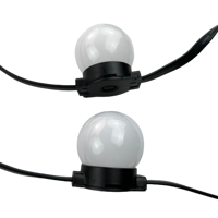 30 Pixels/set UCS2904 DC24V Adressable RGBW Pixel Module IP68 50mm Couvercle givré 40mm Base 1.8 W/Pixel(6LED) 18AWG Fil noir