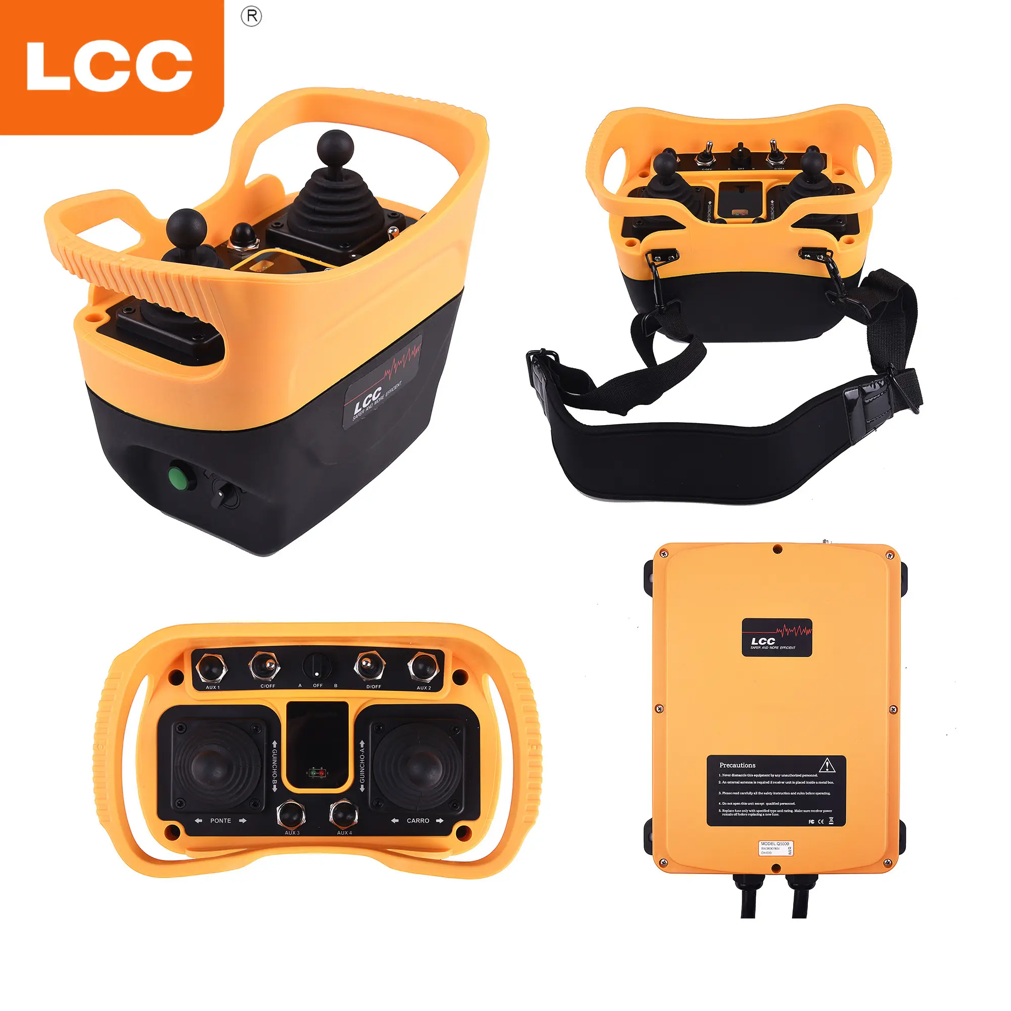 Remote Control For Truck Q5000 LCC Joystick Radio Hetronic Remote Control For Concrete Pump Truck Car Cable Cutter
