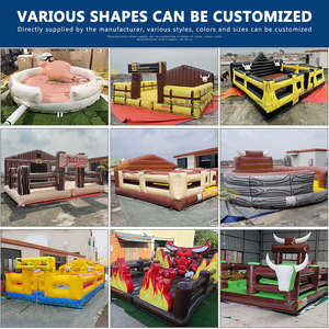 Toros inflables Juego de rodeo Toros de rodeo mecánicos Toros mecánicos manuales automáticos Toros mecánicos Adultos Crazy Ride Machine - Product Image 3