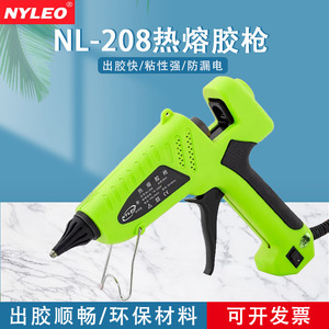 Pistola de Pegamento Termofusible Nelio de 11 mm y 100 W de Grado Industrial con 10 Barras de Pegamento - Product Image 3