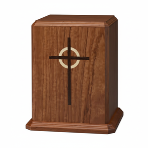 โกศใส่ศพทำจากไม้สำหรับงานศพของผู้ใหญ่เพศชายเพศหญิงทันสมัยโกศตกแต่งสำหรับงานศพสไตล์อเมริกัน - Product Image 1