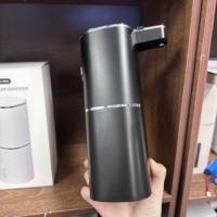 Distributeur de liquide automatique rechargeable par USB personnalisé de 420 ml avec écran carré pour distributeur de savon sans contact, toilettes, salle de bain