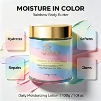 Beurre Corporel Arc-en-ciel 100g – Lotion Hydratante Quotidienne Réparatrice Peaux Sèches – Cosmétiques Personnalisés en Gros (OEM/ODM)