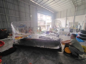 2.8*1.1*1.6M Clear <strong>Inflatable</strong> Garage Motorcycle Tent Cover Small <strong>Car</strong> Electric Bike Temporary Outdoor Storage for <strong>Protection</strong> - Product Image 3