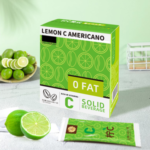 Set de Café Instantáneo Americano 3 en 1 Premium con Vitamina C, Sin Azúcar, Rico en Vitamina C, Café Arábica Negro, Bebida Caliente y Fría - Product Image 2