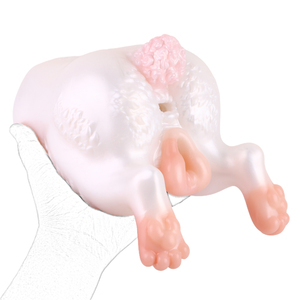 2 в 1, большой кролик, толстая задница, Мужской мастурбатор, Реалистичная розовая вагинальная присоска, мужское Походное животное, массажер для пениса, секс-игрушки для мужчин - Product Image 6