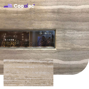 Trang trí nội thất đá tấm Tường uốn cong mềm linh hoạt travertine Đá Nhân Tạo tường ốp - Product Image 1