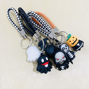 WOWEI, regalo de decoración de Halloween, juguete bonito para niños, llavero de coche, llavero de figura de dibujos animados de Hoz fantasma - Product Image 3