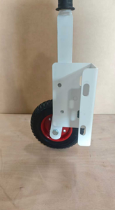 Drehbarer Ständer 360 Grad 8 Zoll Schwenkrollen Edelstahl-Torrollen Fuß<span class=keywords><strong>ball</strong></span>-Rollen Vollgummi-Rad - Product Image 3