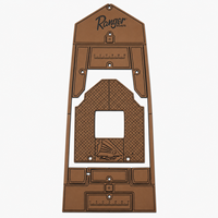 Kit de plancher en mousse EVA personnalisé KensFoam pour bateau de pêche Ranger 190, tapis de sol pour la pêche avec règle de mesure intégrée
