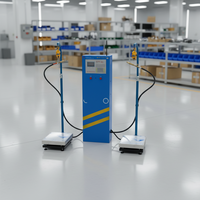 Système de gestion automatique de la pesée des bouteilles de GPL pneumatiques avec lecteur de carte d'identité pour applications chimiques et alimentaires, pompe principale, garantie 1 an