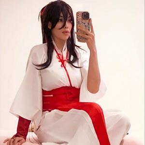 Costume de cosplay Yamada Asaemon <span class=keywords><strong>Sagiri</strong></span> de l'anime Hell's Paradise, perruque, kimono, robe, festival, filet rose, cadeau d'Halloween, ensemble de 4 pièces - Product Image 2