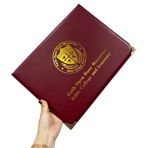 Marco de Terciopelo Dorado Personalizado para Diploma Universitario, Porta Diplomas A5 A4, Porta Certificados de Agradecimiento - Product Image 1