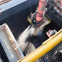 Système de suppression de la poussière par brouillard sec, équipement de brumisation à faible humidification pour la manutention de charbon en vrac dans les ports et les sites miniers ouverts