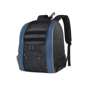 Free Sample BSCI custom low moq black fashion polyester sport baseball <b>backpack</b> men waterproof durable casual <b>big</b> capacity bag - Product Image 2