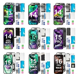 จอแสดงผล OLED แบบนิ่ม IC ในตัว สำหรับเปลี่ย<span class=keywords><strong>น</strong></span> <span class=keywords><strong>iPhone</strong></span> 12 13 14 15 16 17 Pro Max Plus 16E 17E ขนาด 6.1/6.3/6.7/6.9 <span class=keywords><strong>น</strong></span>ิ้ว ติดตั้งง่าย - Product Image 1