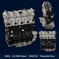 Moteur complet diesel turbo CRDi D4EA 2.0L de haute qualité, 4 cylindres en ligne SOHC 8V pour remplacement et réparation Hyundai Kia