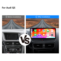 12,3 pulgadas inalámbrico CarPlay Multimedia pantalla ultrafina Android Auto para Audi Q5 2009-2017 pantalla táctil Linux Bluetooth