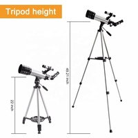 Telescopio Astronómico de Refracción 70400 y 70300 para Principiantes y Avanzados