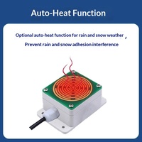 Detektor Sensor Hujan dan Salju dengan Pemancar Anti-Beku Berpemanas Akurasi Tinggi 10-30V DC